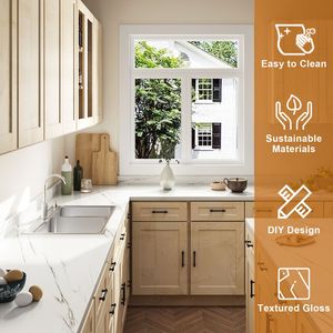 96 \ "L X 25.56 \" W X 0.75 \ "D controsoffitto in laminato di marmo mobili da cucina per lavasciuga cucina da ufficio - Product Image 6