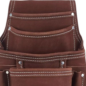 Latest Model Good Quality Heavy Duty <b>Leather</b> <b>Tool</b> Bag For <b>Working</b> Professional Factory Made Customize <b>Tool</b> Belt - Product Image 6