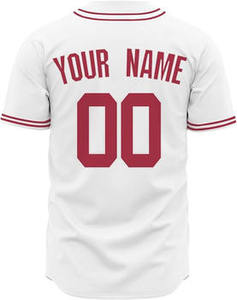 Nuevos Uniformes de Béisbol y Sóftbol Personalizables con Nombre del Equipo Impreso, Talla Grande, Manga Corta, Transpirables, Antibacterianos - Product Image 6