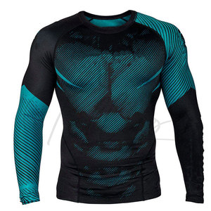 Servicio OEM de TELLUS APPAREL, Camisetas de Compresión de Manga Larga Unisex de Alta Calidad, Hechas a Medida, Transpirables, de Spandex/Poliéster, las Mejores - Product Image 5