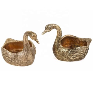 Nouveauté : Ensemble de 2 porte-bougies en forme de tortue dorée, bougeoirs décoratifs en métal pour bougies chauffe-plat - Product Image 4