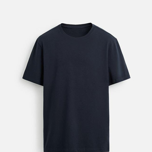 Camiseta de Algodón para Hombre, Cuello Redondo, Manga Corta, Diseño Moderno, Largo Regular, Estilo Sencillo, para Verano, Calidad Estándar, para Compradores al por Mayor - Product Image 1