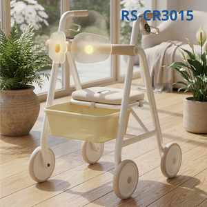 Déambulateur futuriste en fibre de carbone ultra-léger avec siège et panier <span class=keywords><strong>pour</strong></span> seniors - Product Image 1