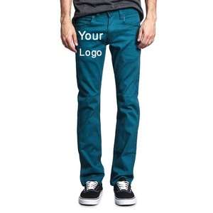 กางเกงยีนส์ผู้ชายทรงปกติสีวินเทจสโตนวอชปี 2023 แบบสั่งทำพิเศษ สไตล์ลำลอง ขาดๆ เซอร์ๆ ผลิตในบังคลาเทศ - Product Image 4