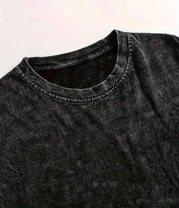 Camiseta de Hombre de Diseño Nuevo Personalizada, Tejida en Poliéster/Algodón, Lavada con Ácido, Estilo Casual, Último Diseño OEM - Product Image 2