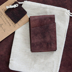 Factory Price Stitchless Leather <b>Wallet</b> Minimalist Slim Card <b>Holder</b> Genuine Cowhide Leather Seamless Purse LSSW-0014C - Product Image 4