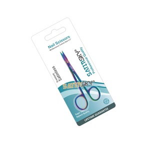 Premium Quality Stainless Steel <b>Nail</b> <b>Scissors</b> with Straight Blades Custom Logo Right-Handed Design <b>for</b> Cuticle Care - Product Image 5
