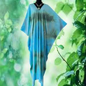 ชุดคลุมชายหาดไซส์ใหญ่ ลายมัดย้อมสไตล์ทรอปิคอล ผ้าเรยอน ทรงหลวม สวมใส่สบายสำหรับผู้หญิง - Product Image 4