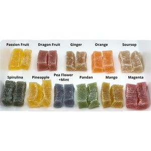 Gummies de mousse d'algues de qualité supérieure - Saveurs naturelles de fruits frais - Fournisseur Vietnamien - Marque Viet Delta - Emballage en sachet multicolore - Product Image 4