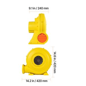 Soffiatore Gonfiabile Commerciale 750W 950W 1.3 HP per Castello Gonfiabile, Pompa 3300 RPM, Accessori per Giocattoli Gonfiabili - Product Image 5