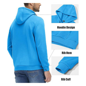 Unisex High Quality Polyester Cotton French Terry Solid Oversized Winter Eco Friendly Hoodie Long Sleeve Plus Glitter Printing - Product Image 4