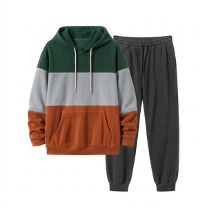 Ensemble de survêtement streetwear délavé à l'acide, coupe lourde, avec sweat à capuche et pantalon de survêtement, personnalisable avec logo imprimé, unisexe, fabrication OEM - Product Image 6