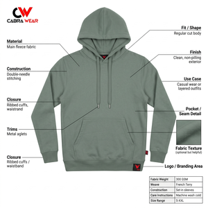 เสื้อฮู้ดผู้ชายสไตล์ลำลองสำหรับฤดูใบไม้ร่วง ผ้าฝ้ายเฟรนช์เทอร์รี่ 100% มีกระเป๋า ระบายอากาศได้ดี ป้ายยี่ห้อสั่งทำได้ ลายแมงมุม แห้งเร็ว - Product Image 5
