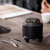 Porte-bougie et brûleur d'encens de luxe, ornements élégants pour la maison, magnifique décoration intérieure