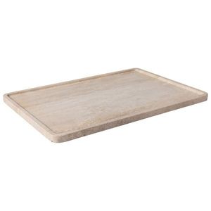 Plateau de toilette en pierre de travertin de luxe exclusif pour l'organisation du comptoir de salle de bain des hôtels et des complexes hôteliers - Product Image 1