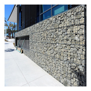 Istinat duvarları 2*1 * 1Metal dekoratif tel örgü çit satılık galvanizli kaynaklı gabion kutusu taş kafes sepeti - Product Image 3