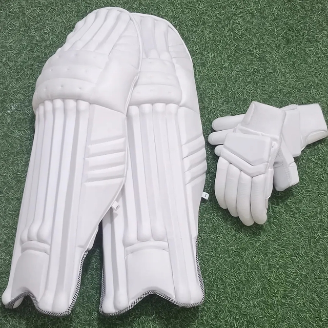 Large Size Premium Lightweight Customizable Color Cricket Batting Pad Clads Durable PU Cover Double-Stitched Equipment