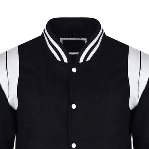 Chaqueta Varsity de Lona Unisex para Invierno, Estilo Urbano, con Logotipo Personalizado, con Capucha, Resistente al Viento, Clásica, Colorida, Informal para Parejas - Product Image 5