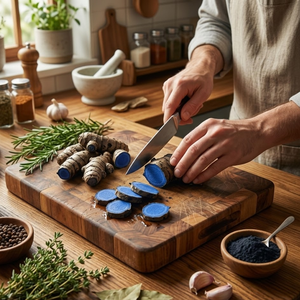 Curcuma noir frais de qualité supérieure (Curcuma Caesia) |   100% Naturel & Pur |   Herbes multi-usages et à usages traditionnels disponibles à la vente - Product Image 4