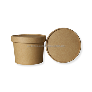 Premium Quality Paper Container Costume Design White Kraft Paper Oil Resistance Packaging For Restaurants & Food Service - Product Image 1