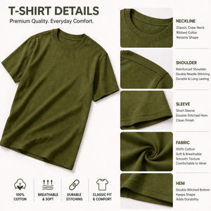 T-shirt graphique de haute qualité, tissu épais, effet vieilli vintage, 230 g/m², 100 % coton, respirant, coupe ample pour homme - Product Image 5