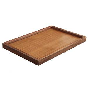 Bandeja Rectangular de Madera de Mango Ecológica y Moderna para el Hogar, con Asas, para Servir Repostería, Desayunos, Aperitivos, Mesa de Cocina - Product Image 3