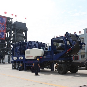 Trituradora de piedra móvil de dolomita de cuarzo de tamaño mediano de Rusia trituradora de impacto móvil con alta eficiencia - Product Image 6