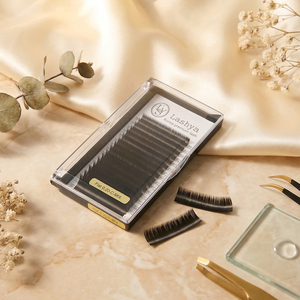 [Lashya] Extensiones de Pestañas Individuales de Volumen, Grosor 0.03/0.05/0.07, Bandejas de Pestañas de Visón Sintético de Marca Privada - Product Image 1