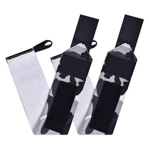 Muñequera de Camuflaje Personalizable de Primera Calidad con Bucle Resistente para el Pulgar, Talla Única, para Gimnasio y Levantamiento de Pesas, con Logotipo Personalizado - Product Image 1