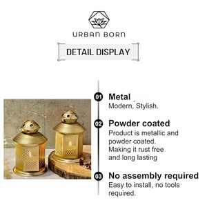 <b>Lantern</b> <b>Candle</b> Holder Heat Resistant Home Decoration Metal <b>Lanterns</b> - Product Image 5