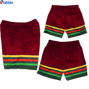 Pantalones Cortos Deportivos de Verano para Hombre, Personalizados con Estampado, de Malla de Poliéster de Color Sólido, para Gimnasio, Baloncesto, Playa, con Cintura Elástica - Product Image 6