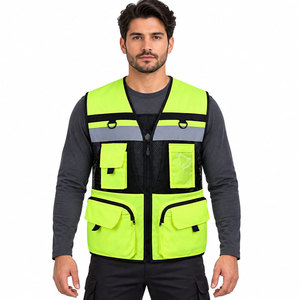 Chaleco de Seguridad Reflectante Personalizado con Logotipo, Alta Visibilidad, para Construcción, Ingeniería, Trabajo, Uniforme de Seguridad para Hombres Adultos - Product Image 3