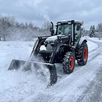 Tracteur agricole de luxe 4x4 4RM à grande puissance (100cv, 120cv, 150cv, 180cv, 200cv) avec cabine chauffée et système hydraulique avancé