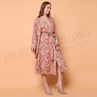 Femmes romantique été longue imprimé fleuri Kimono robe doux décontracté plage vêtements de nuit nouvelle mode grande taille vente chaude