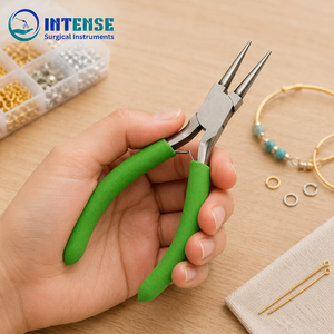 Professional Round Nose Jewelry <b>Pliers</b> <b>Set</b> Stainless Steel Beading Wire Wrapping Tool OEM Custom Logo - Product Image 1