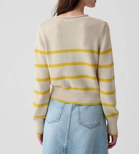 เสื้อสเวตเตอร์ผู้หญิงสำหรับฤดูหนาว ผลิตจากโพลีเอสเตอร์/คอตตอน ไม่หดตัว ระบายอากาศได้ดี คอกลม สวมใส่สบาย - Product Image 6