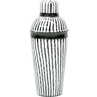 Zebra Design émaillé Cocktail Shaker mélange Shaker barman Bar ensemble élégant Barware outil Shaker bouteille pour le stockage de table