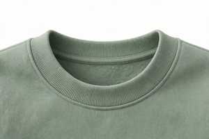 Sweat-shirt en molleton à col rond pour femme, vert sauge, avec broderie 3D de la lettre Cherish, manches classiques, anti-boulochage, haut décontracté - Product Image 3