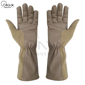 Guantes de vuelo Nomex duraderos de ONYX INDUSTRY al por mayor, resistentes al fuego y al calor, de cuero de cabra, tácticos, de aviación, de seguridad, para tripulación. - Product Image 3