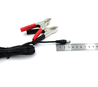 Câble de charge pour voiture avec prise DC vers pince crocodile, adaptateur d'alimentation pour connexion et charge de batterie de véhicule