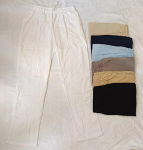 Pantalones Largos de Lino para Hombre, Pantalones Holgados y Ligeros, Casuales, para Yoga, Playa, de Algodón y Lino, Rectos, Transpirables, Estilo Urbano - Product Image 1