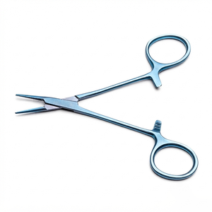 Pinzas quirúrgicas personalizadas de acero inoxidable, curvas y rectas, hemostáticas, con certificación CE, instrumento manual de clase I - Product Image 6