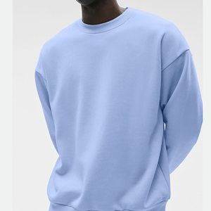 Custom Logo Crew Neck Sweatshirt for <b>Men</b> Plain <b>Pullover</b> Casual Cotton Fashion Sweatshirt - Product Image 1