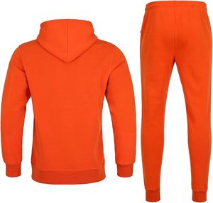 Survêtement unisexe avec cordon de serrage, sportif d'hiver, uni, 100% coton, doublure polaire respirante, boucle pour serviette, léger et confortable - Product Image 3