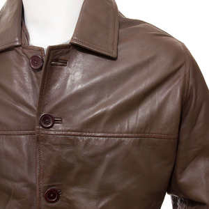 Fashionable Genuine Leather Canvas <b>Jacket</b> for Men OEM Wholesale Custom Design Comfortable Stylish Casual Street Winter High - Product Image 4