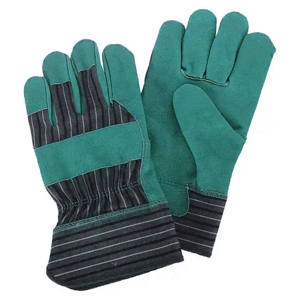 Gants de travail industriels canadiens en cuir de vachette pleine fleur, équipement de protection individuelle flexible pour la protection des mains - Product Image 4
