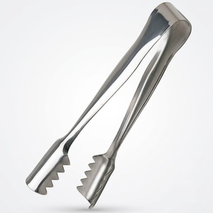 Antique Style Silver Ice Tongs Elegant Shell Design Stainless Steel Food Tongs For Bar Kitchen And High-End Buffet Service - Product Image 6