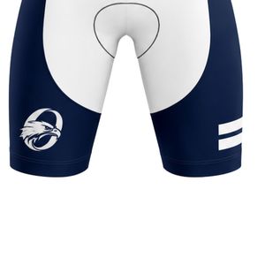 Navy White Cycling Shorts for Men Padded Bike Shorts Lightweight Breathable Cycling Wear Athletic Riding Shorts for <b>Road</b> Moun - Product Image 5