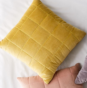 Housse de coussin décorative en velours matelassé de luxe, housse de coussin de canapé en velours matelassé diamanté de qualité supérieure pour la décoration intérieure - Product Image 2
