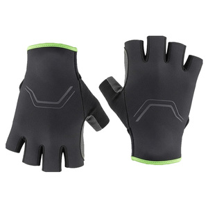 Men Half <b>Finger</b> Fitness Gloves PU Material Non Slip Breathable Adjustable Wrist <b>Strap</b> for Gym Weight Lifting - Product Image 6
